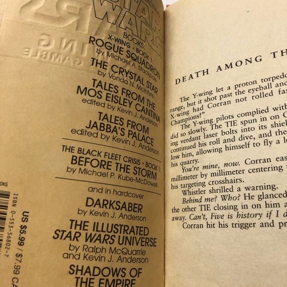 Wedge's Gamble: Star Wars Legends (X-Wing)...
Series #2 by Michael A. Stackpole - Picture 3 of 13